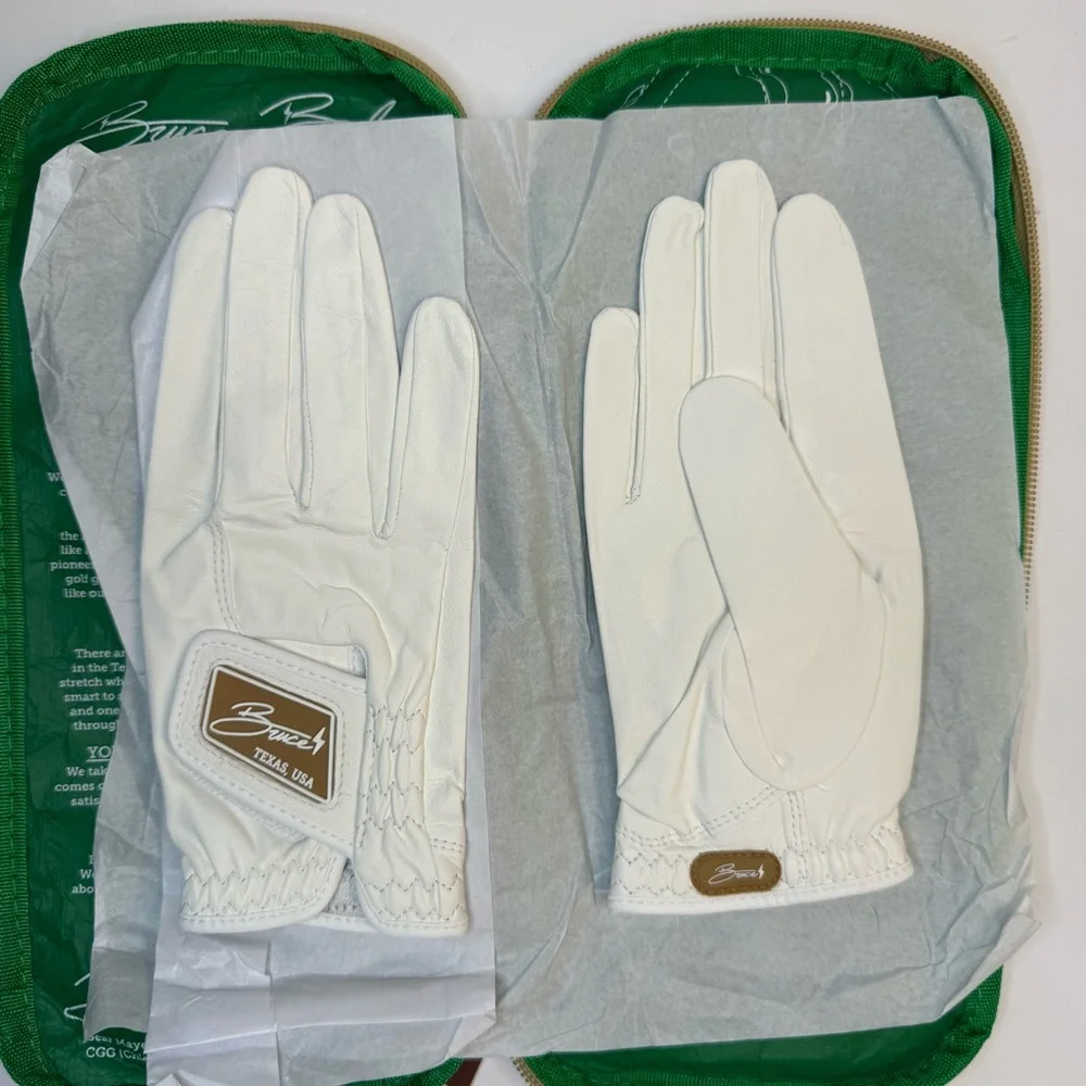 Bruce‎ Bolt Original Series Golf Gloves Women’s Medium White 2-Pack NWT
